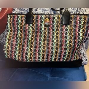Kurt Geiger London
Multi Raffia Square Shopper Tote Bag